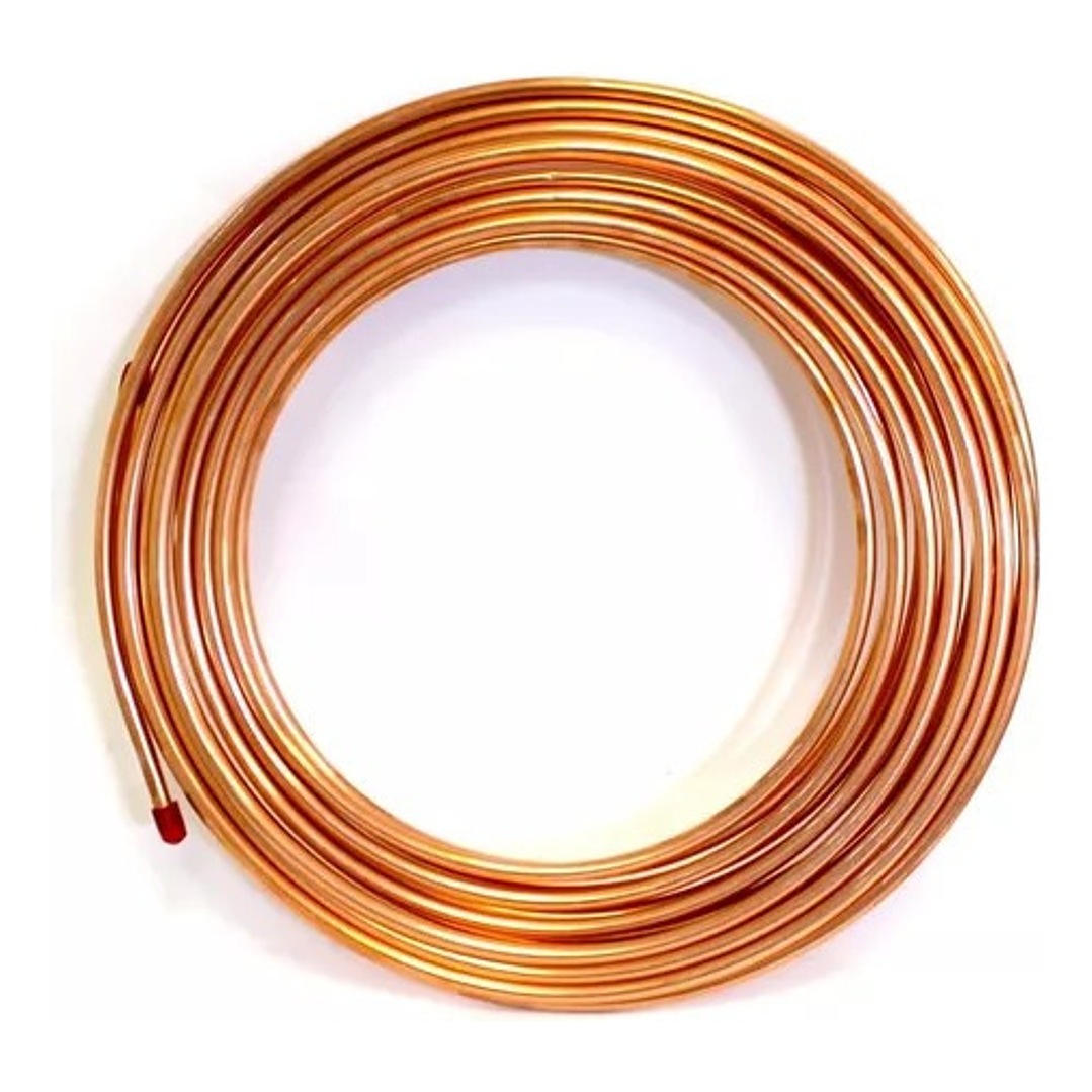 Cañeria O Tuberia De Cobre Recocida Flexible 5/16 15 Mts 1