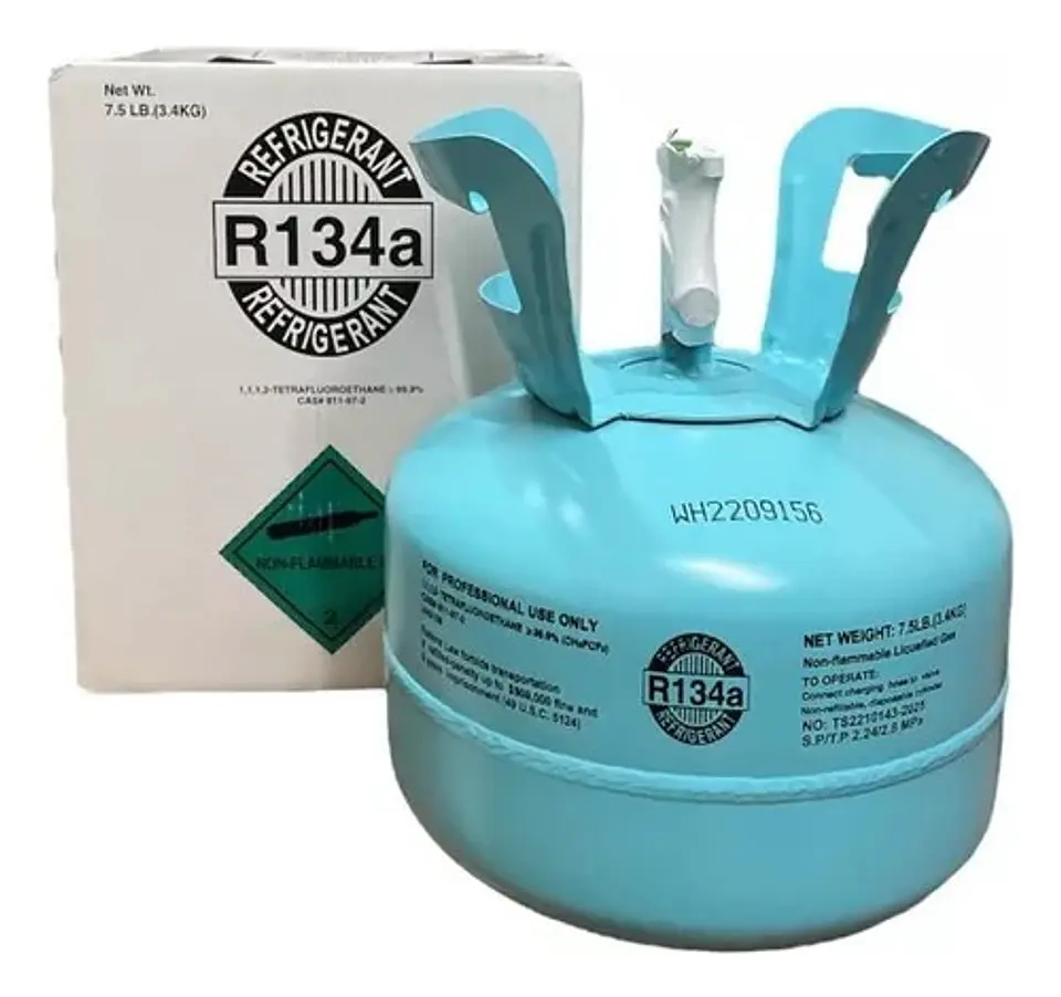 Bombona Gas Refrigerante R 134 3.4kg Para Aire Acondicionado 2
