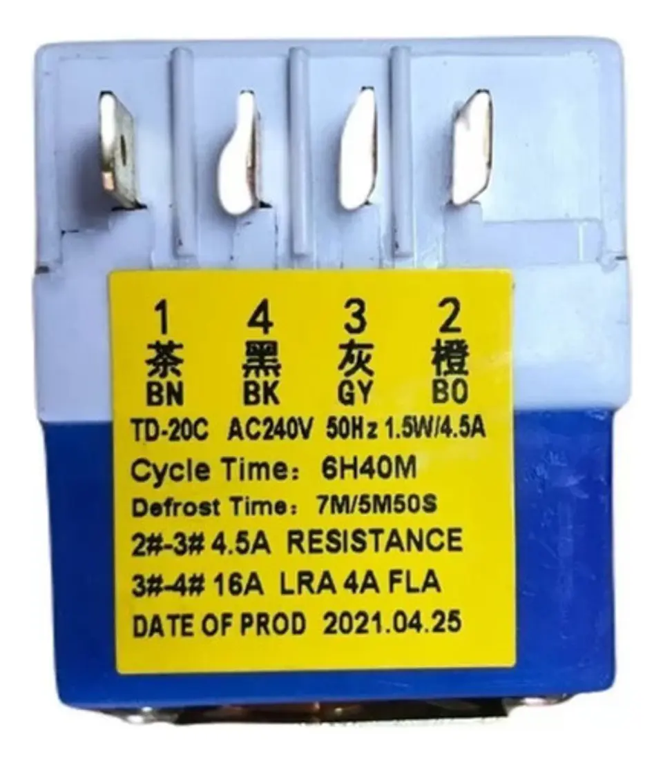 Timer Para Refrigerador Fensa Mademsa No Frost 2