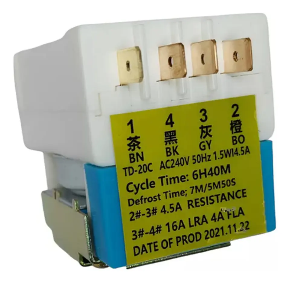Timer Para Refrigerador Fensa Mademsa No Frost 5