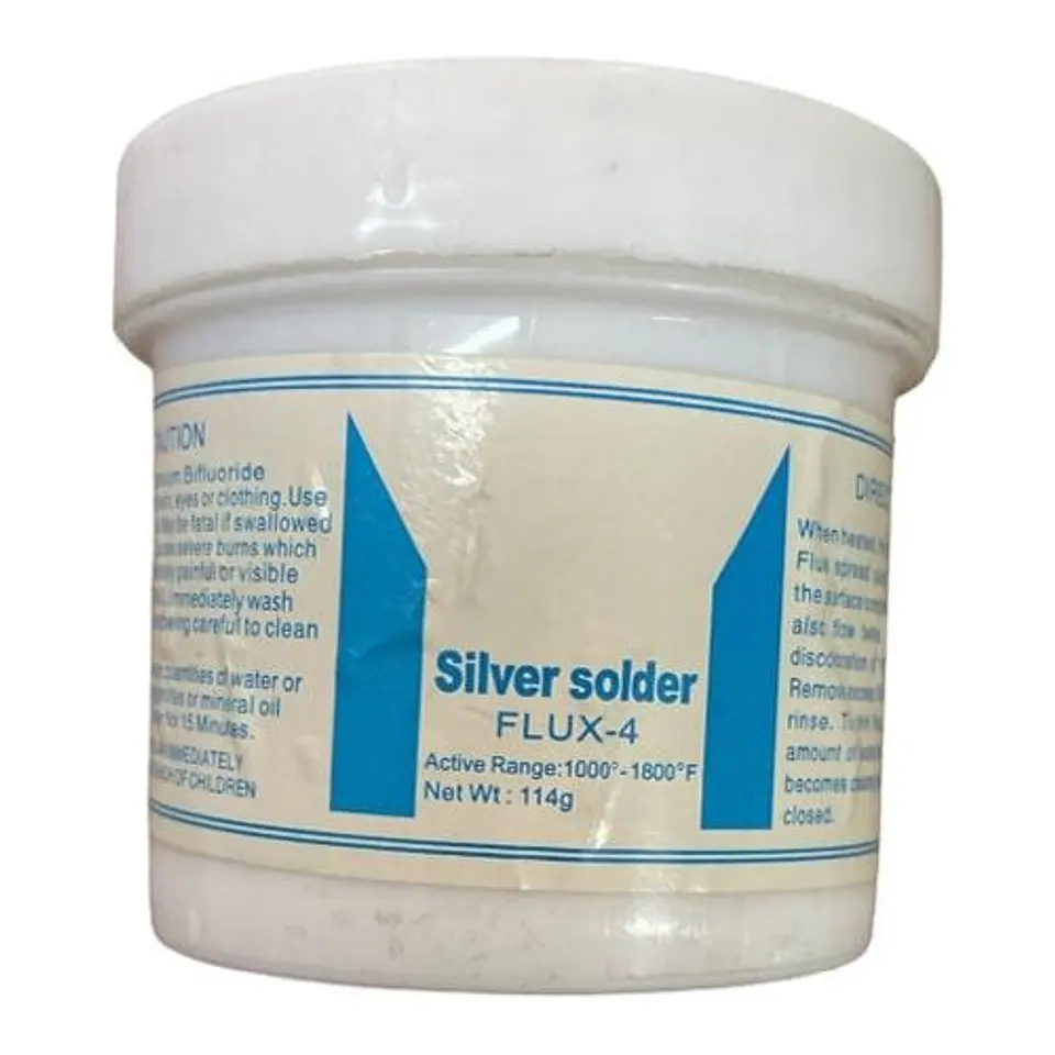 Fundente Para Soldar Plata Flux-4 114gr 1