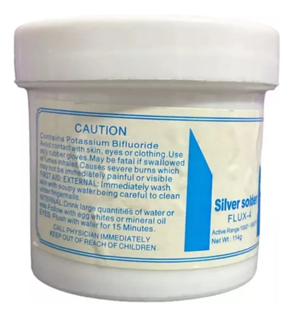 Fundente Para Soldar Plata Flux-4 114gr 2