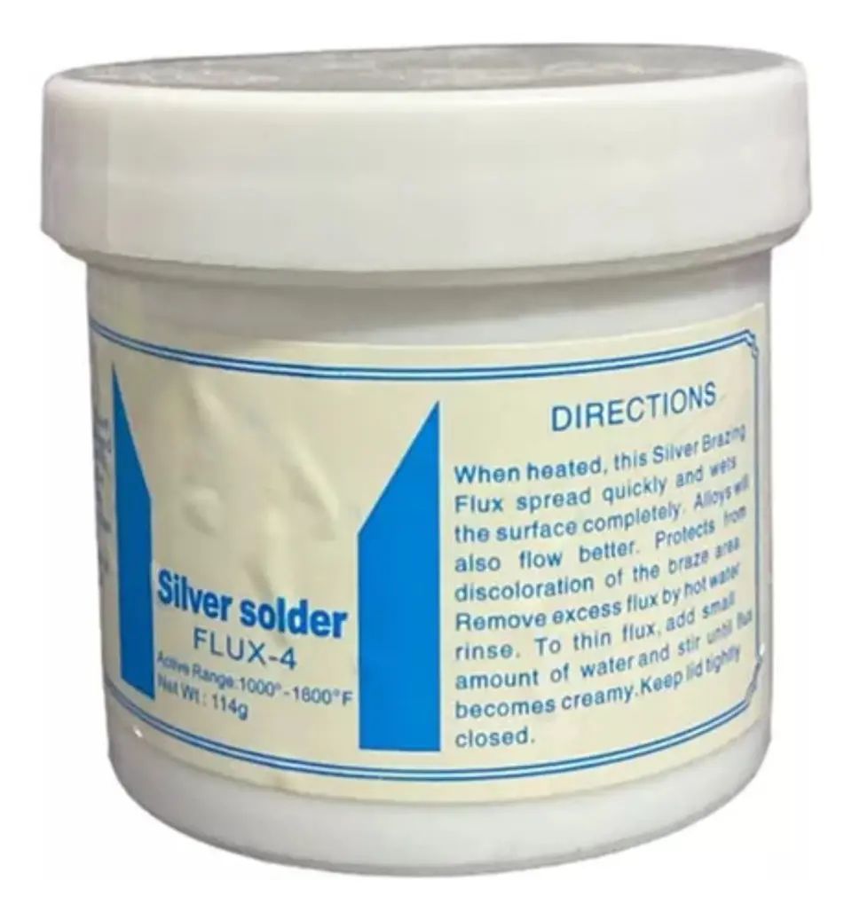 Fundente Para Soldar Plata Flux-4 114gr 5
