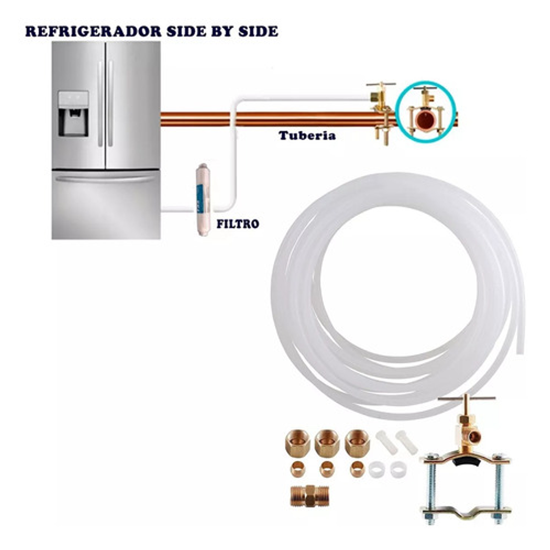 Kit Manguera Instalacion Refrigerador Side By Side Universal 5