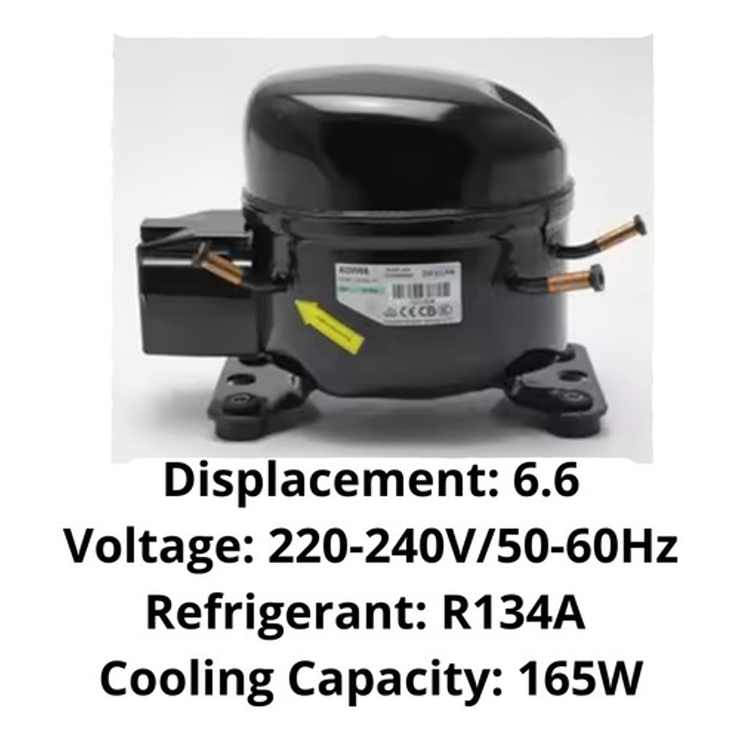 Motocompresor Adw66 1/5 Hp R134-a 3