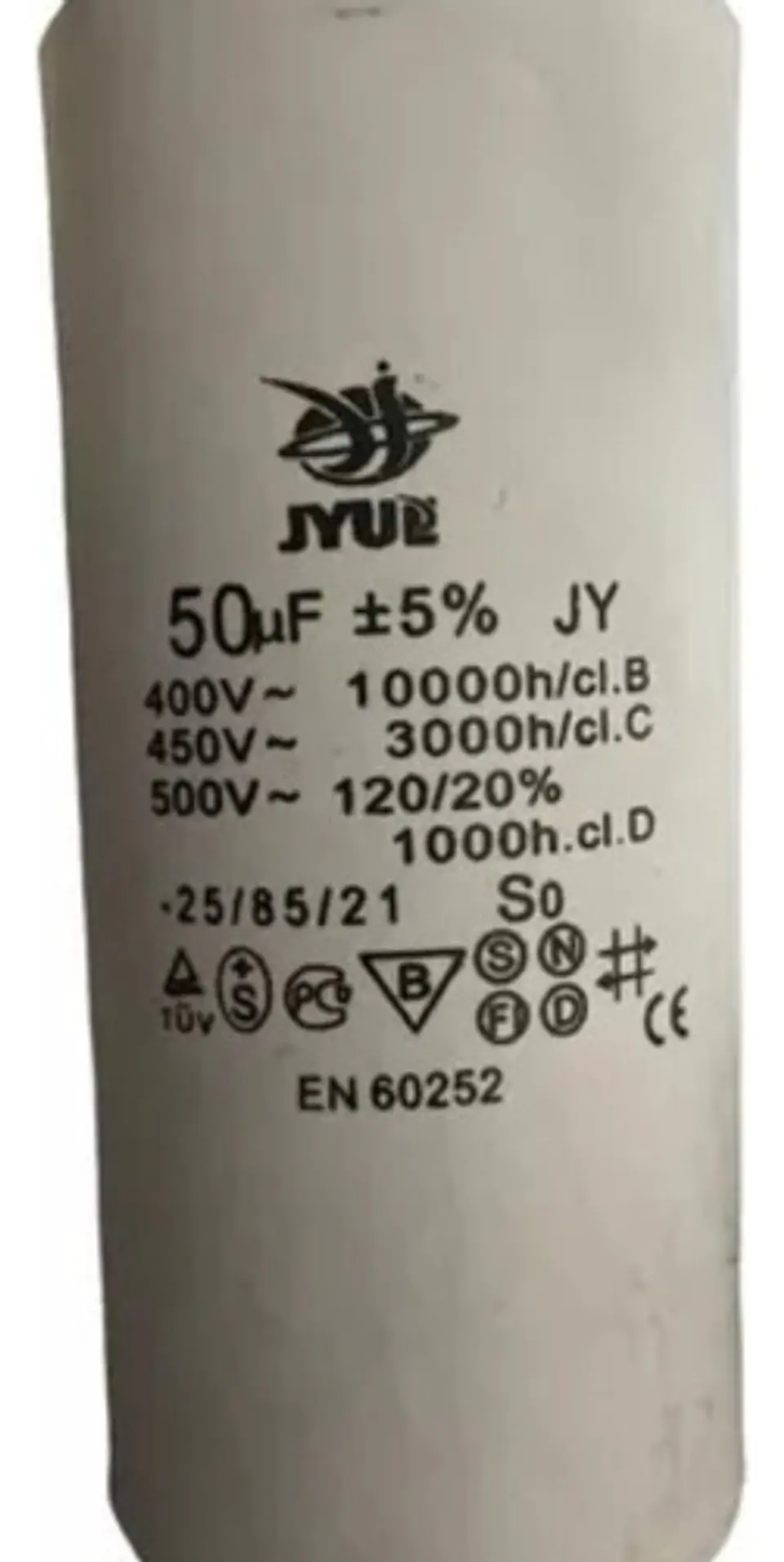 Capacitor O Condensador 50mf 6