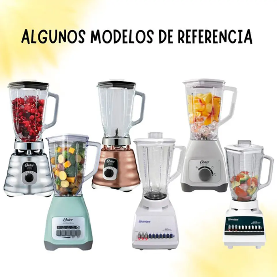 Vaso De Vidrio Con Tapa Para Juguera Redondo Oster Blstmg 5