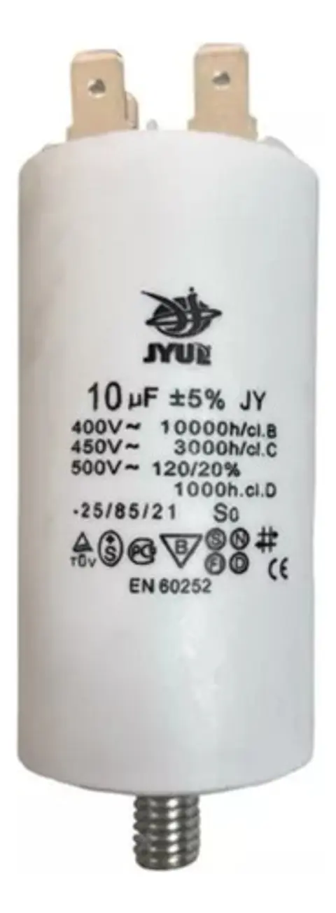 Condensador O Capacitor De 10 Mf Para Motores