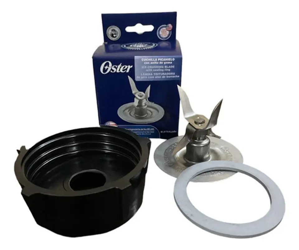Cuchilla Juguera 4 Aspas Oster, Portavaso Original Y Acople 3