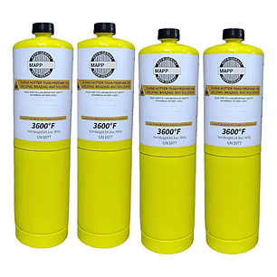 Gas Mapp Para Soldar Pack 4 Unidades