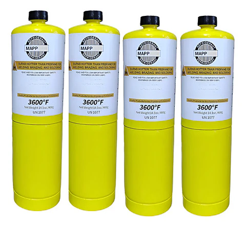 Gas Mapp Para Soldar Pack 4 Unidades