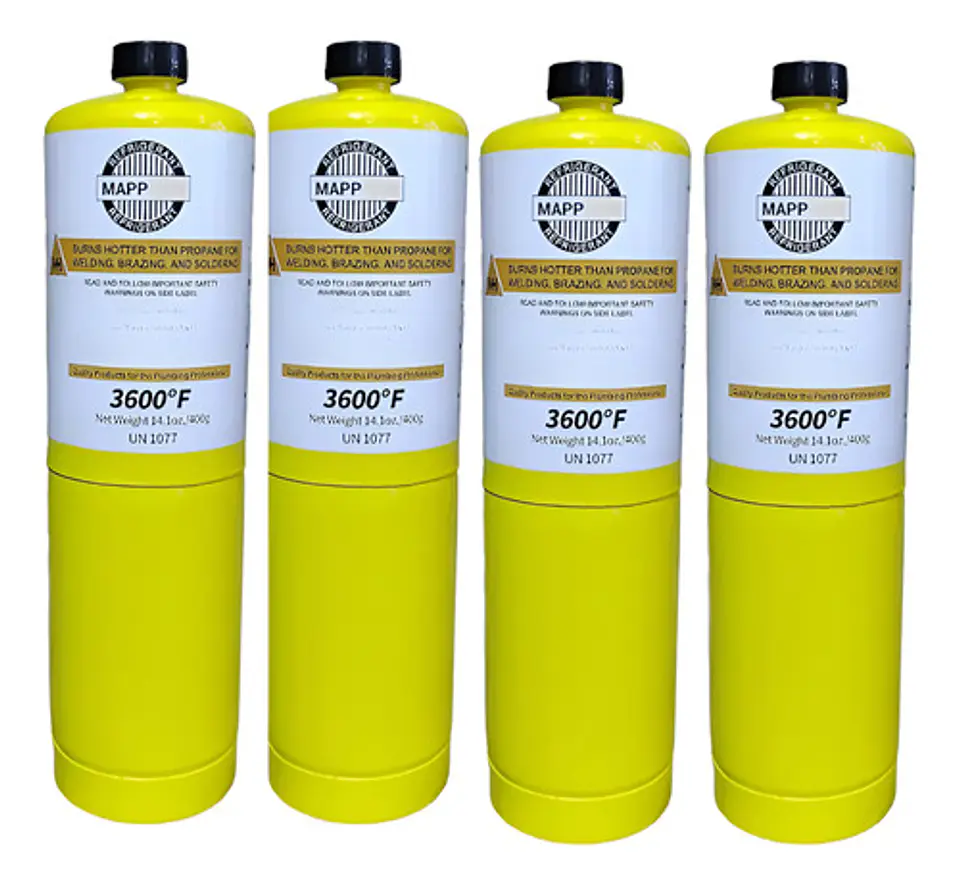 Gas Mapp Para Soldar Pack 4 Unidades 1