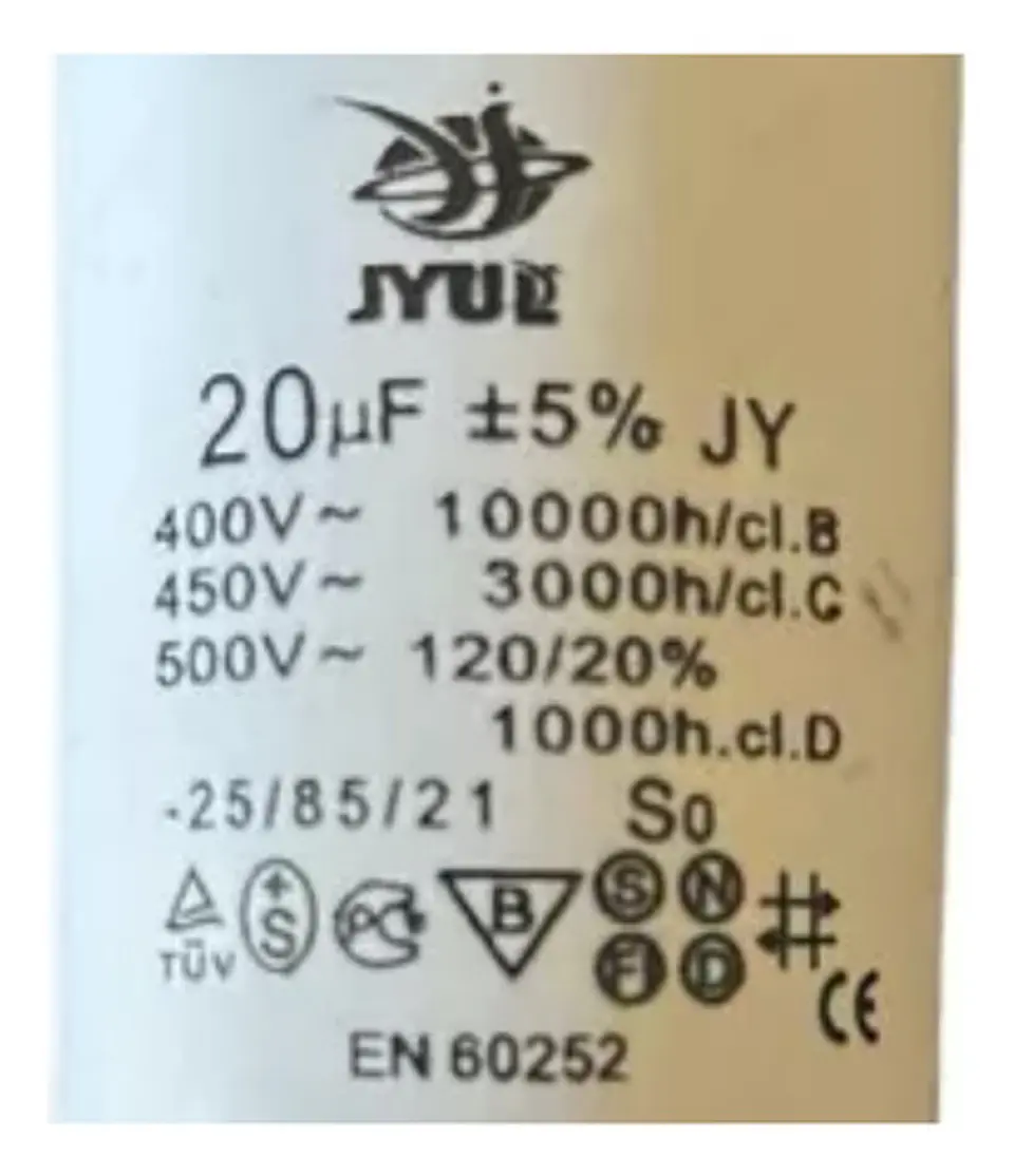 Capacitor O Condensador 20mf 4