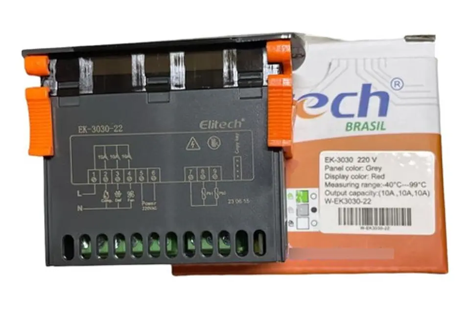 Termostato Digital Controlador Elitech Ek-3030 (2 Sondas) 2