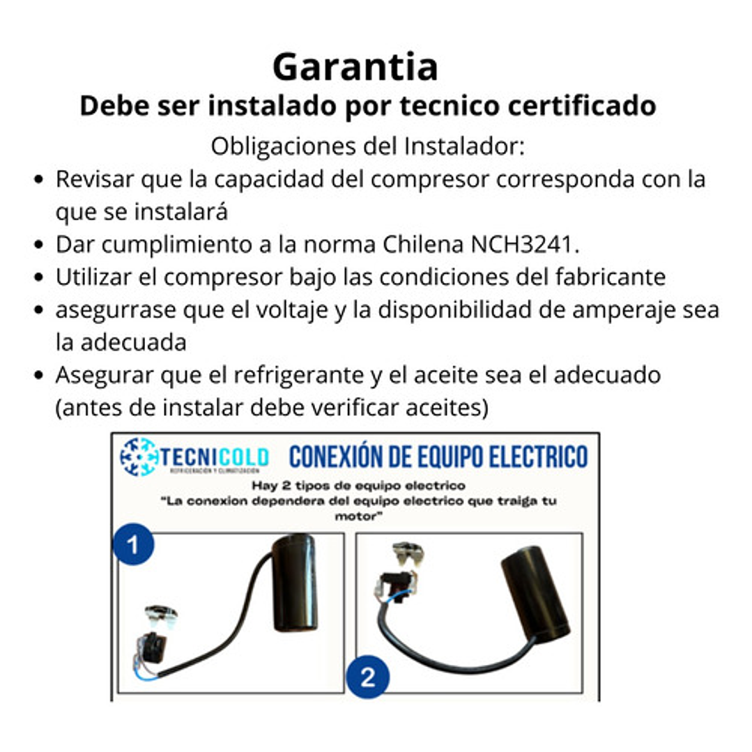 Motocompresor Adw91 1/4 Hp R134-a 4