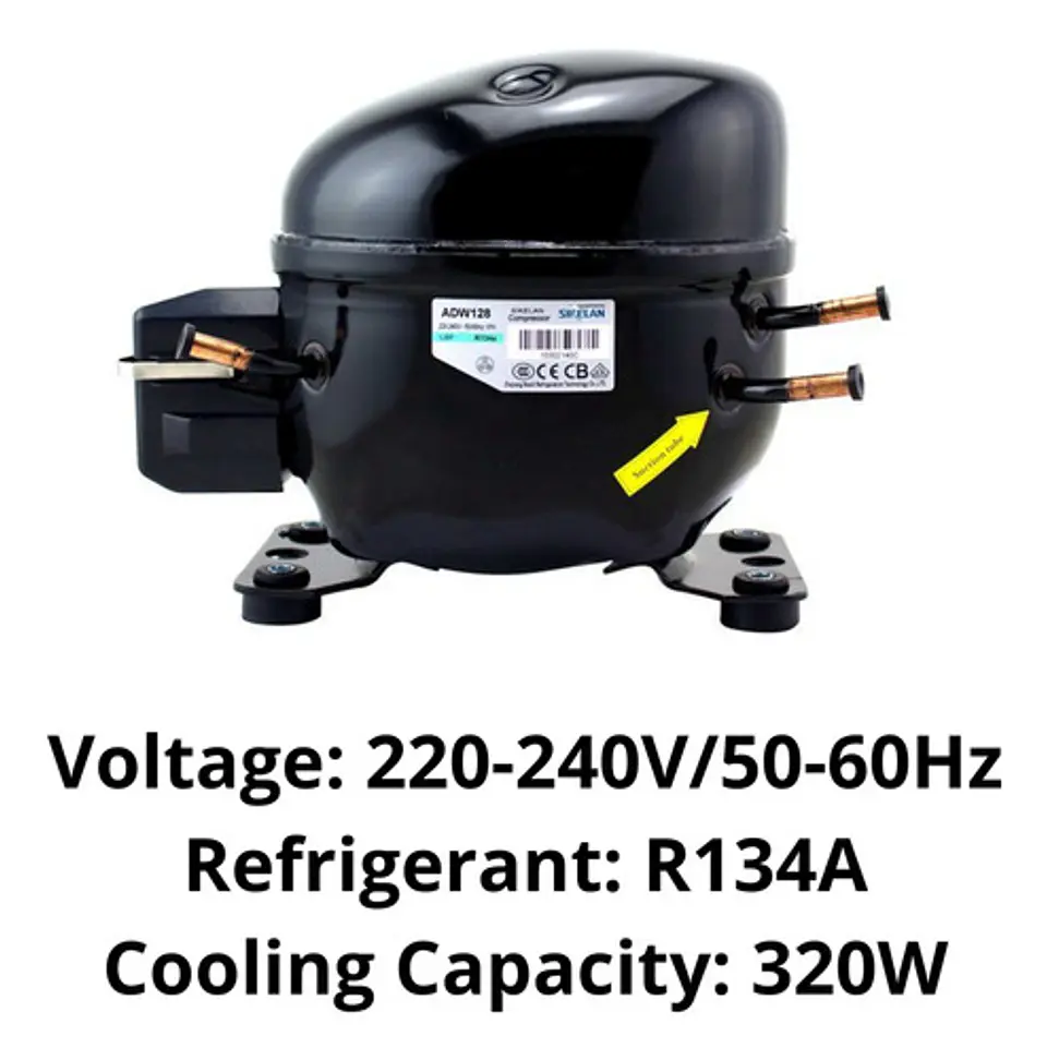 Motocompresor Adw128 1/3 Hp R134-a 2