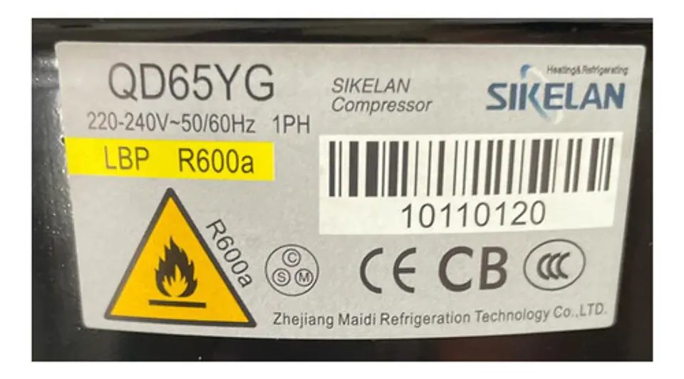 Motor Sikelan Qd65y Para R600 De 1/5 Hp (compresor) 2