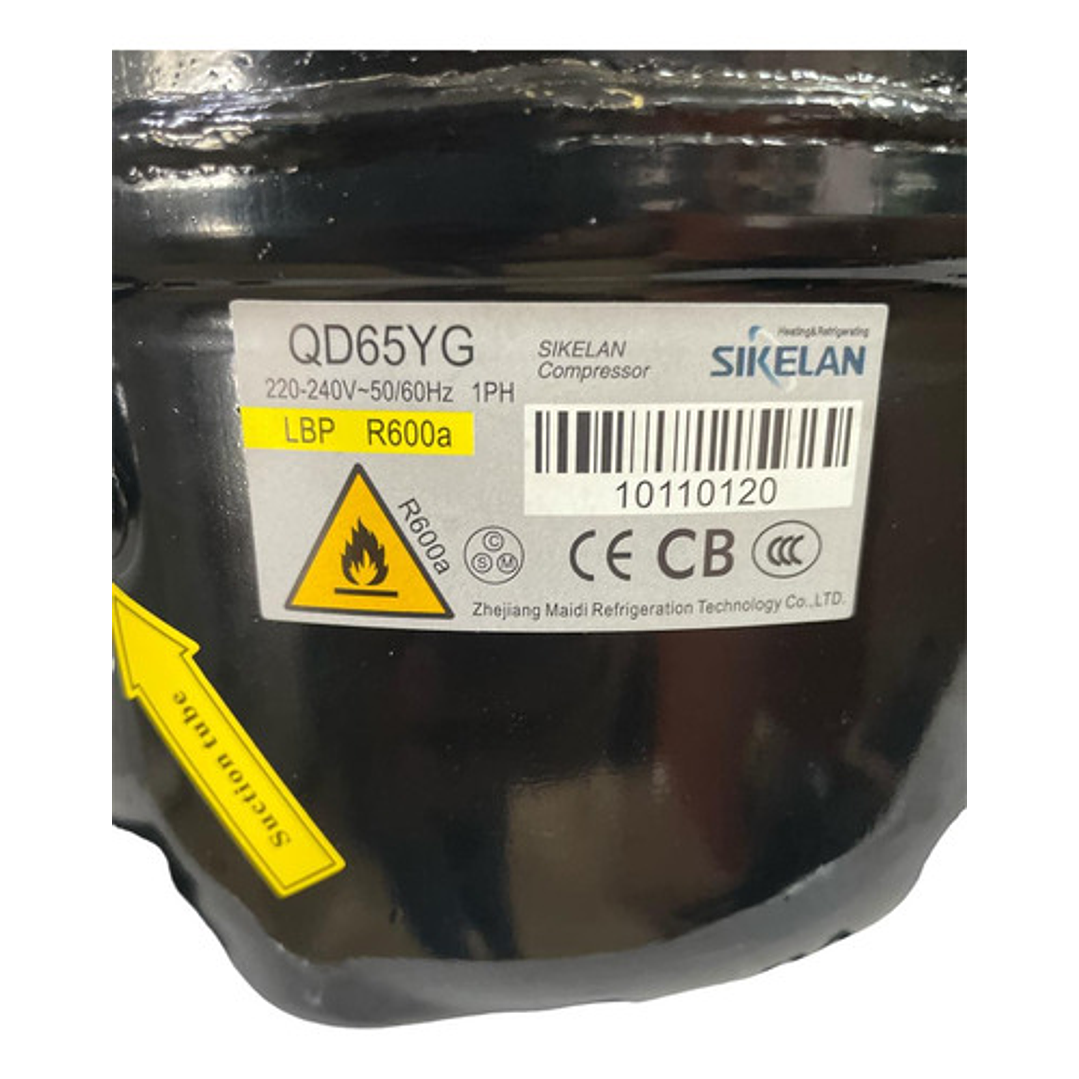 Motor Sikelan Qd65y Para R600 De 1/5 Hp (compresor) 3