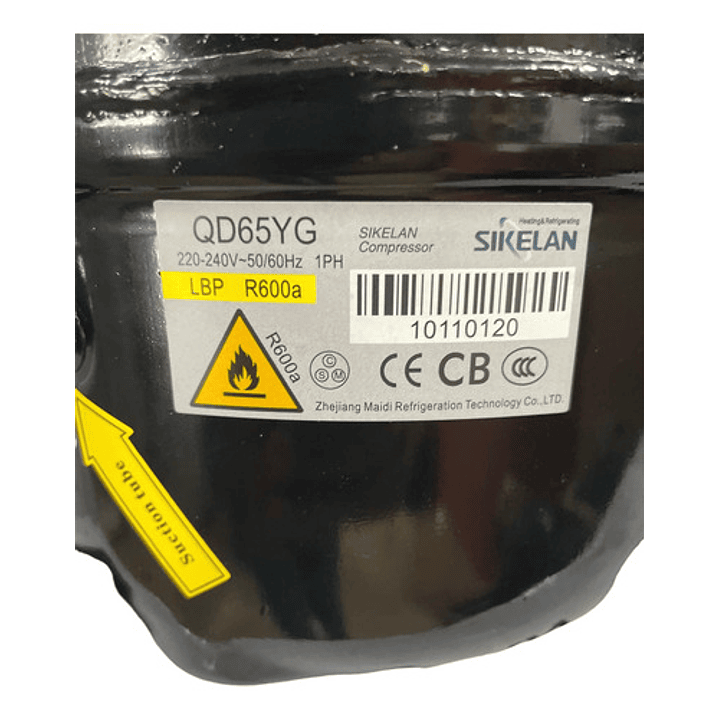 Motor Sikelan Qd65y Para R600 De 1/5 Hp (compresor) 3