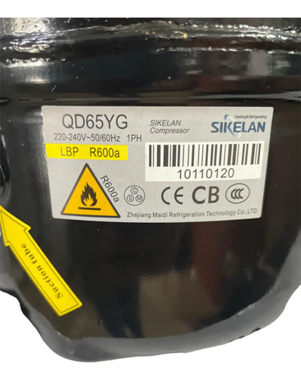 Motor Sikelan Qd65y Para R600 De 1/5 Hp (compresor) 3