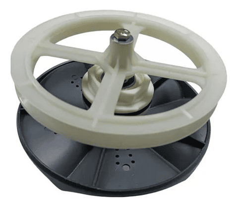 Polea Plastica Para Lavadora Fensa Redonda + Portadescanso 