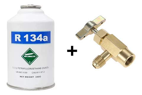 Gas Refrigerante R134-a 340 Gr Con Llave