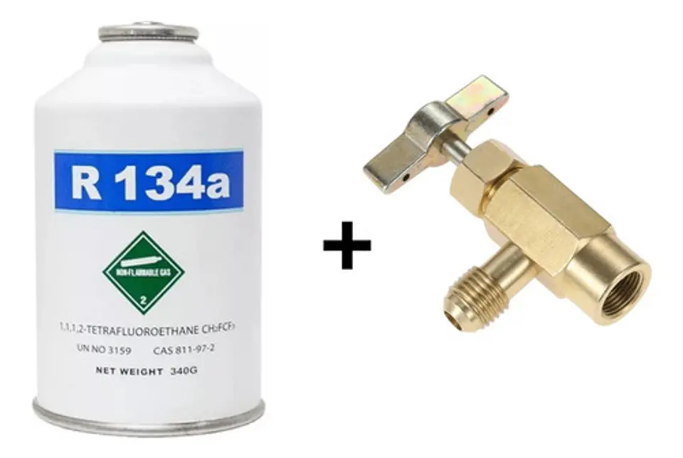 Gas Refrigerante R134-a 340 Gr Con Llave 1