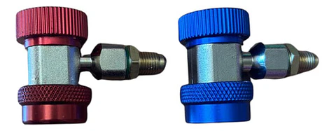 Kit De Acoples Para Cargar Vehiculos R134a (alta Y Baja)