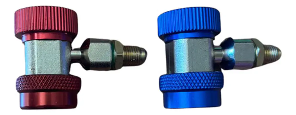 Kit De Acoples Para Cargar Vehiculos R134a (alta Y Baja) 1