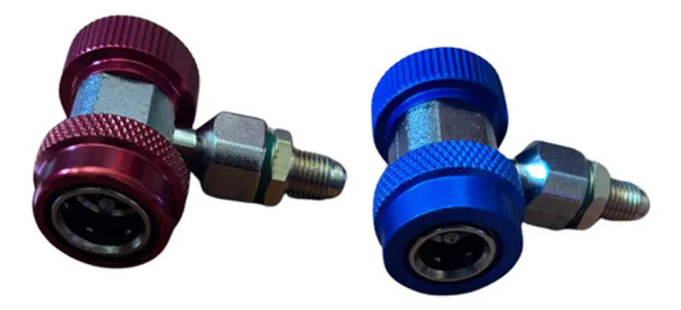 Kit De Acoples Para Cargar Vehiculos R134a (alta Y Baja) 2