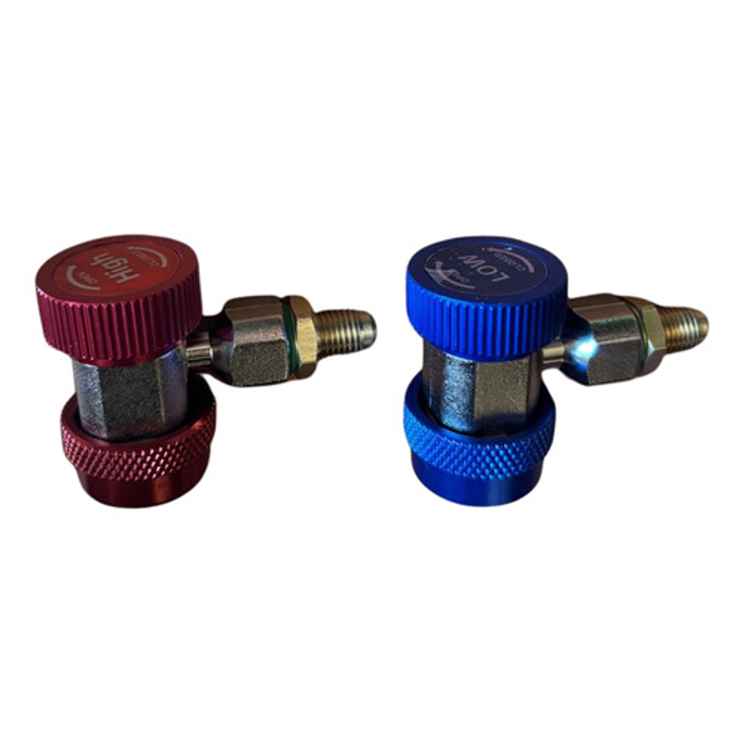 Kit De Acoples Para Cargar Vehiculos R134a (alta Y Baja) 5