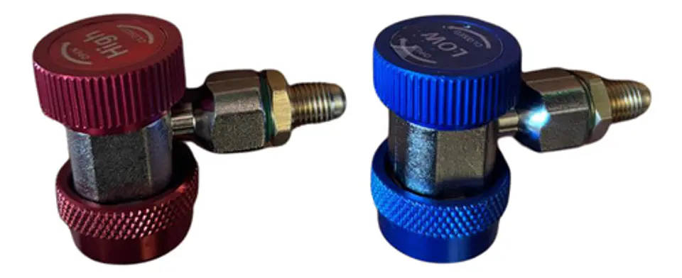 Kit De Acoples Para Cargar Vehiculos R134a (alta Y Baja) 5