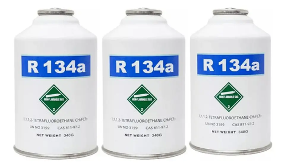 Gas Refrigerante R134-a 340 Gr Sin Llave Pack De 3 Unidades 1