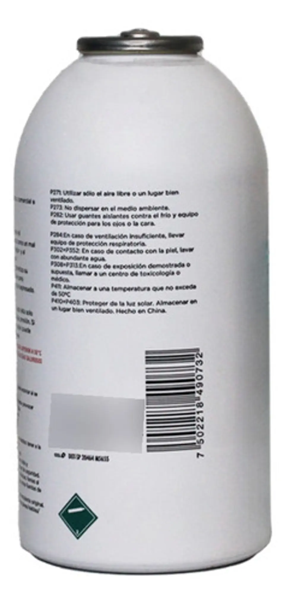 Gas Refrigerante R134-a 340 Gr Sin Llave Pack De 3 Unidades 4