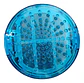 Filtro Atrapa Pelusas Redondo Para Lavadora LG Azul 9cm - Miniatura 1