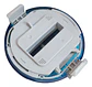 Filtro Atrapa Pelusas Redondo Para Lavadora LG Azul 9cm - Miniatura 2