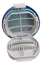 Filtro Atrapa Pelusas Redondo Para Lavadora LG Azul 9cm - Miniatura 4