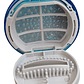 Filtro Atrapa Pelusas Redondo Para Lavadora LG Azul 9cm - Miniatura 4