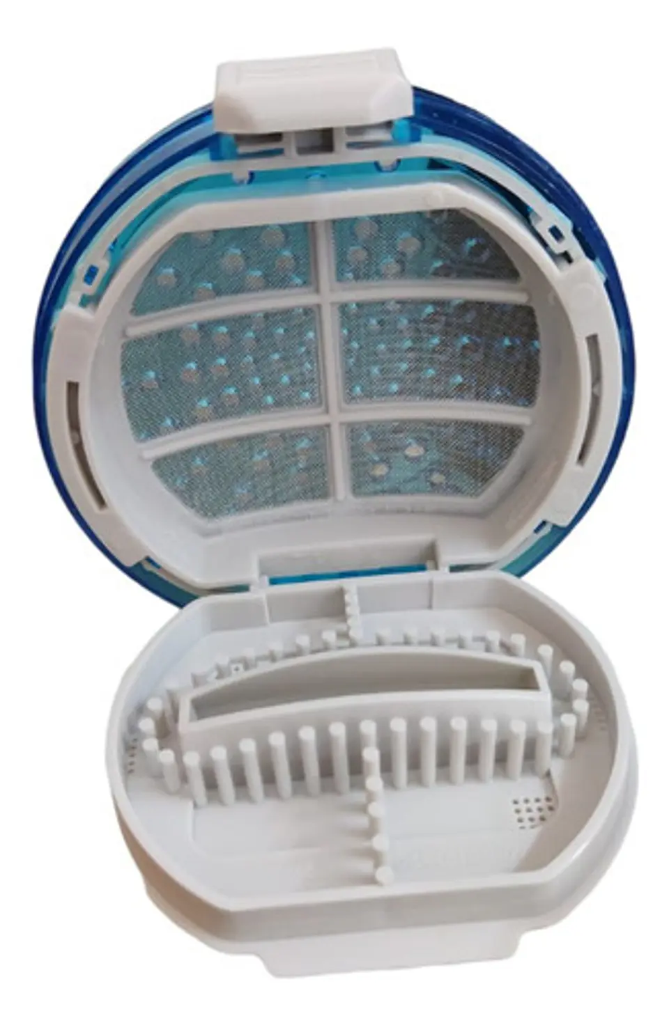 Filtro Atrapa Pelusas Redondo Para Lavadora LG Azul 9cm 4