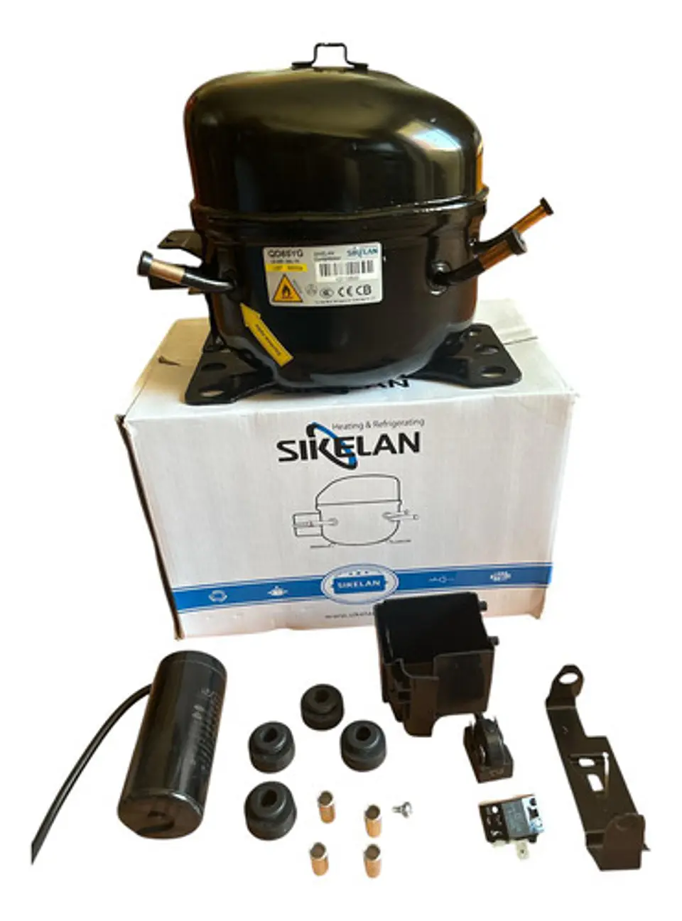 Motor Sikelan Qd85y Para R600 De 1/4 Hp (compresor) 4