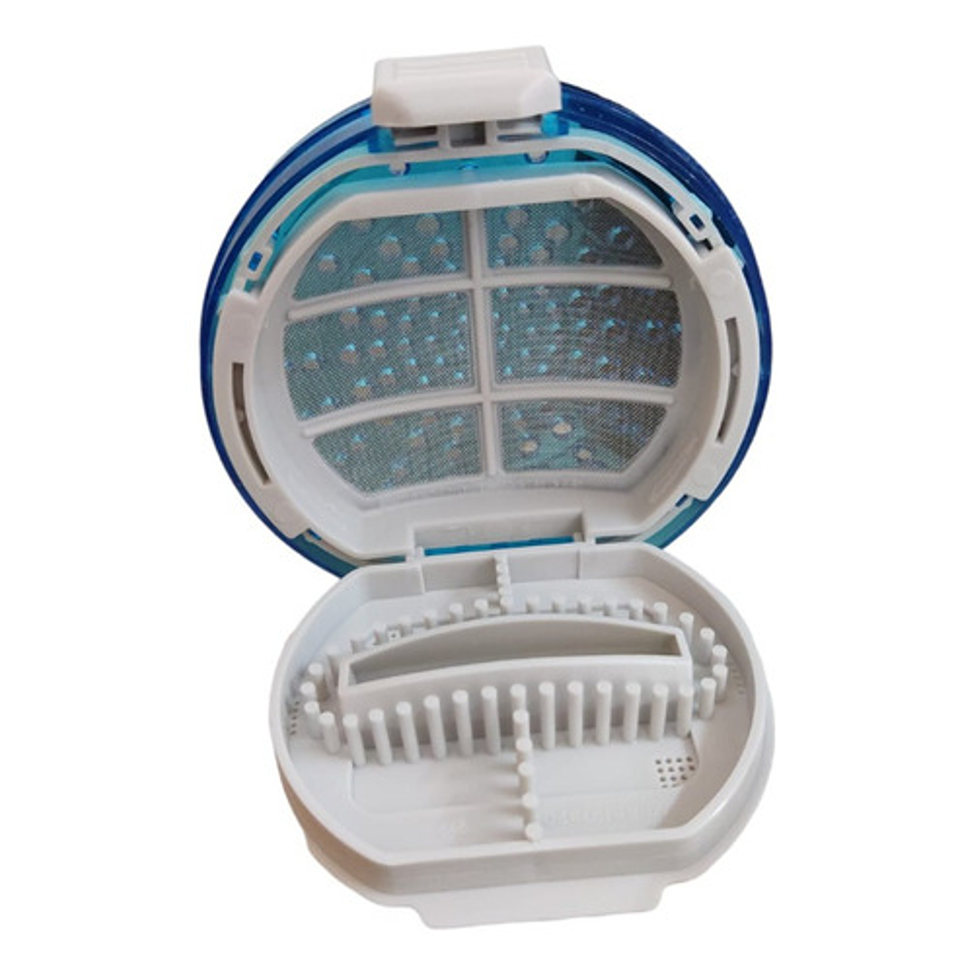 Filtro Atrapa Pelusas Redondo Para Lavadora LG Azul 9cm 4