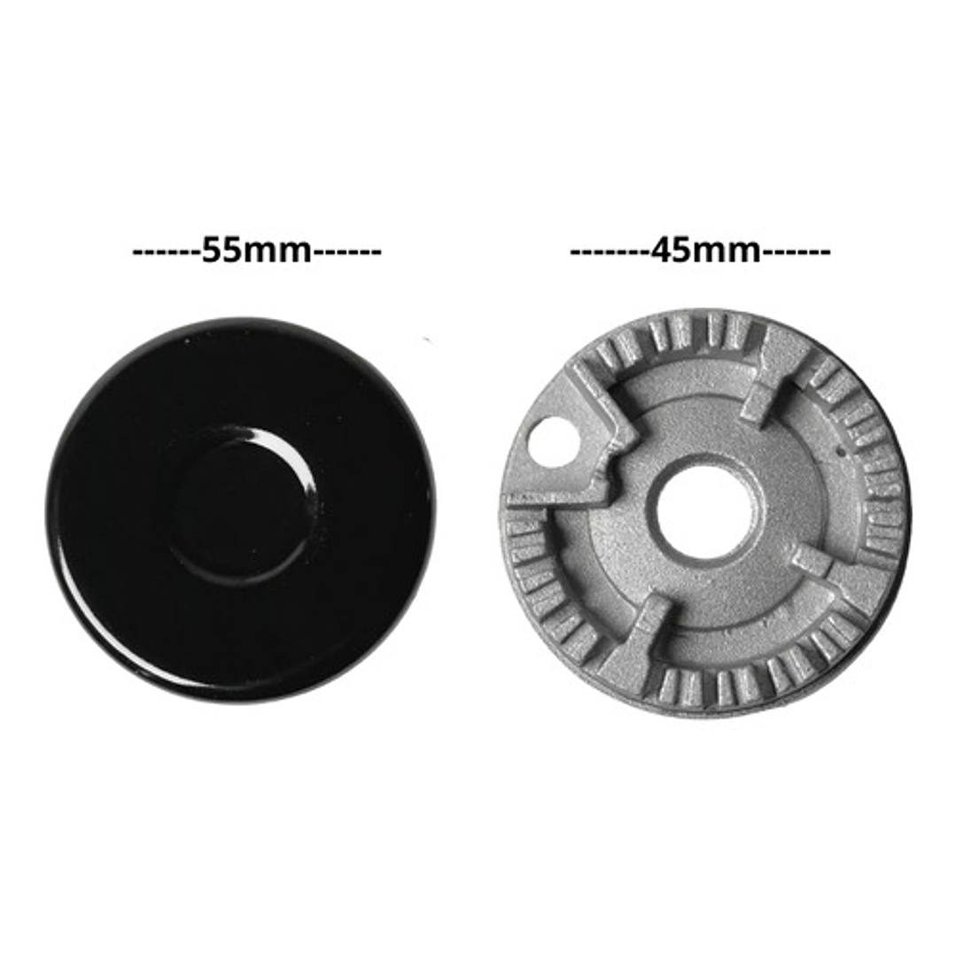 Quemador Para Cocina Universal De 55mm Sabaf (tapa H) 2