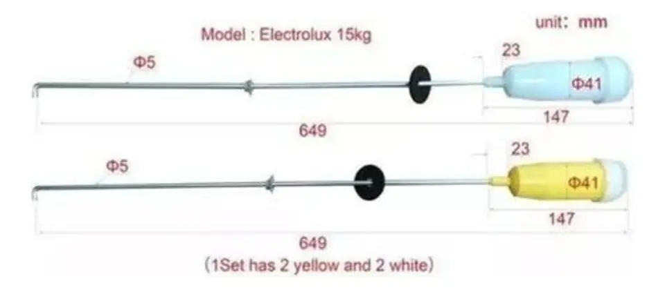 Kit De Amortiguador Lavadora Wg4   13-15 Kilos 3