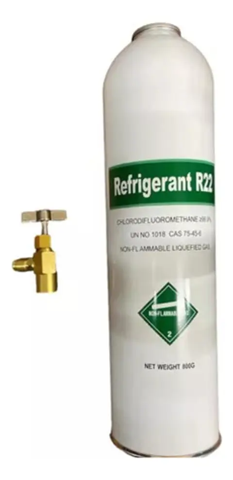 Bombona Refrigerante R 22 800 Gr Con Llave