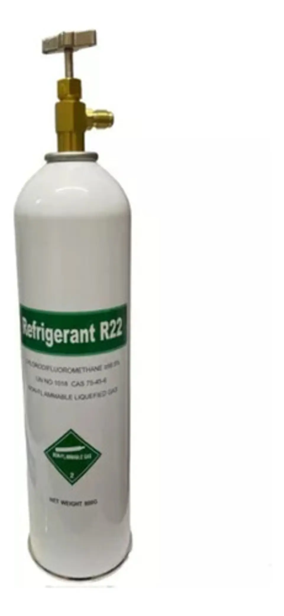 Bombona Refrigerante R 22 800 Gr Con Llave 2