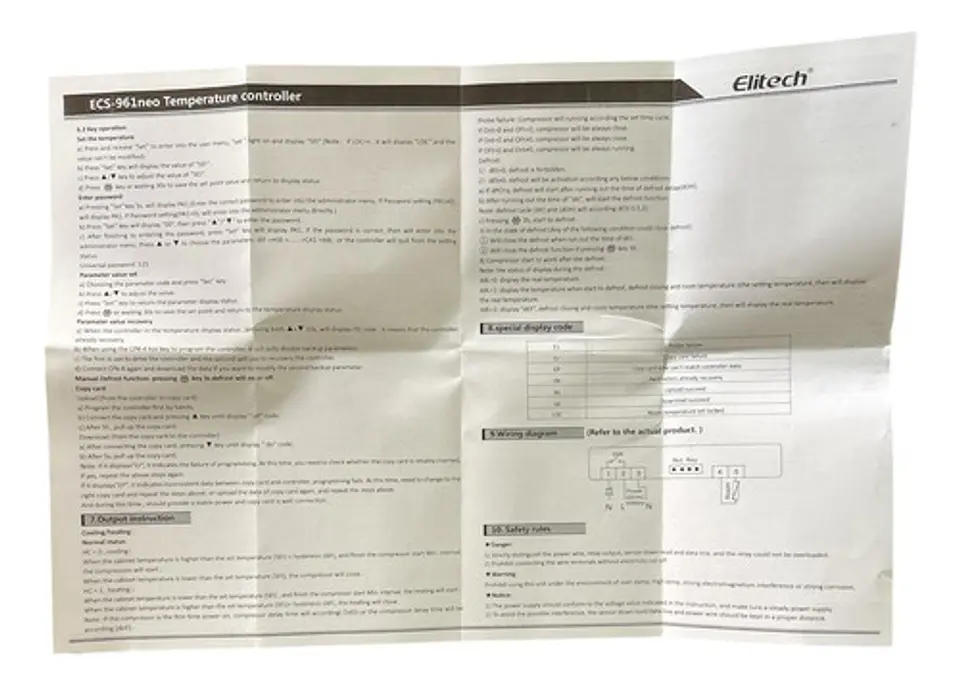 Controlador Digital De Temperatura Ecs-961neo - 220v 4