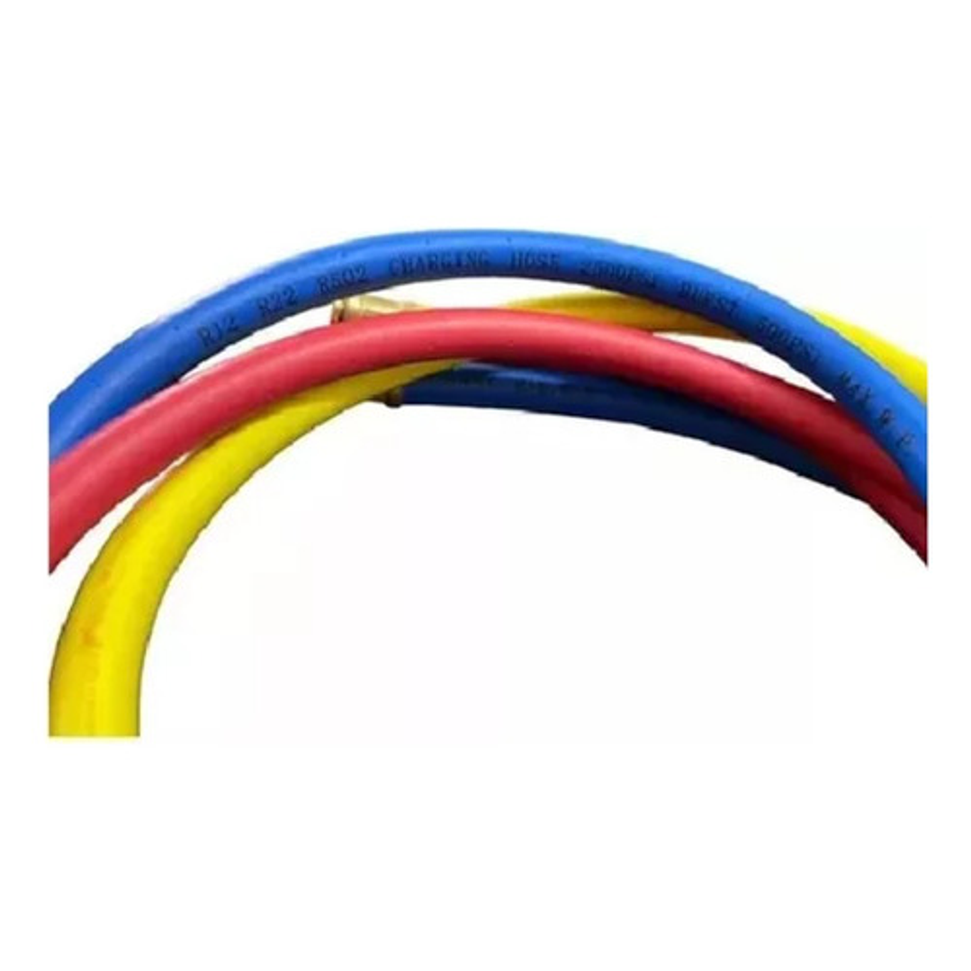 Mangueras Para Manometros De Refrigeracion 90 Cm 3 Uni 3