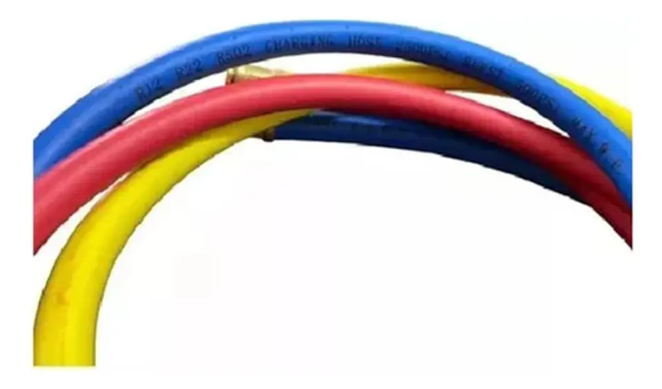 Mangueras Para Manometros De Refrigeracion 90 Cm 3 Uni 3