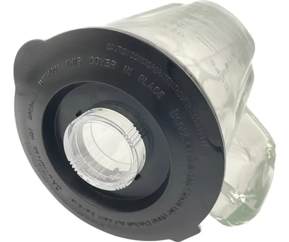 Vaso Vidrio Y Tapa Para Licuadora Black & Decker Base 7,3 Cm 2