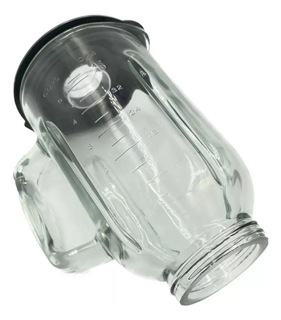 Vaso Vidrio Y Tapa Para Licuadora Black & Decker Base 7,3 Cm 3